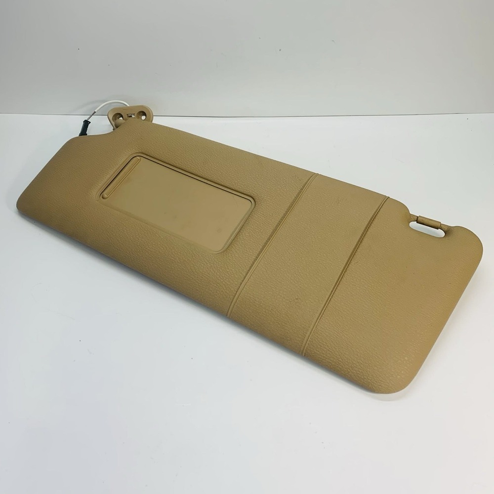 2004-2010 BMW X3 Passanger Sun Visor Mirror Right Sunvisor Beige OEM